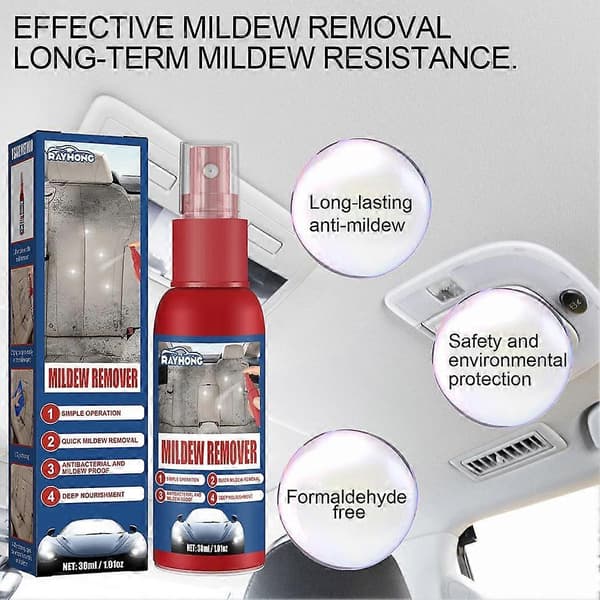 Ny bil muggfjerner rengjøringsmiddel bil-30ml