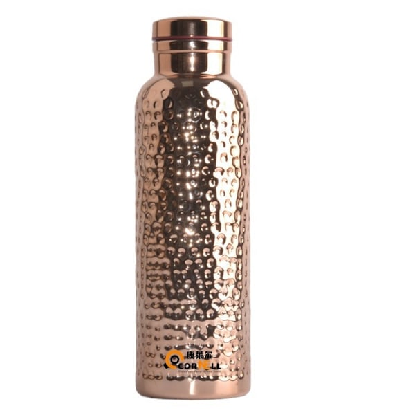 Flaska - Flaske av 100% Kobber for Ayurveda - Send koppbørste