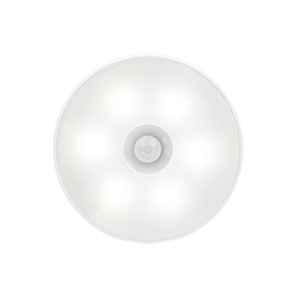 LED bevægelsessensor lys PIR USB batteri trådløs vægskab trappe natlampe