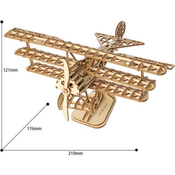 3D-puinen palapelirakennuslelut - tee-se-itse-askartelusarja - Tg301 lentokone Tg301 Aircraft