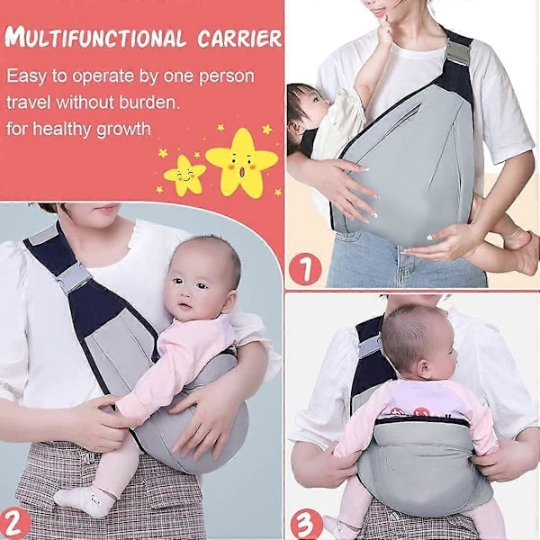 Bebe Bärsjal Bärsele Baby Nyfödd Sling (D)