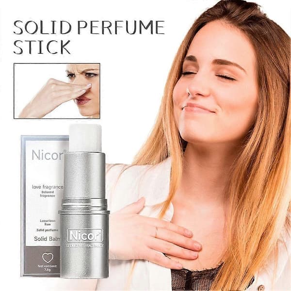 Nicor Solid Parfume Mænd Kvinder Let Duft Langvarig Te Duft Bærbar Parfume Balsam E/7.8g