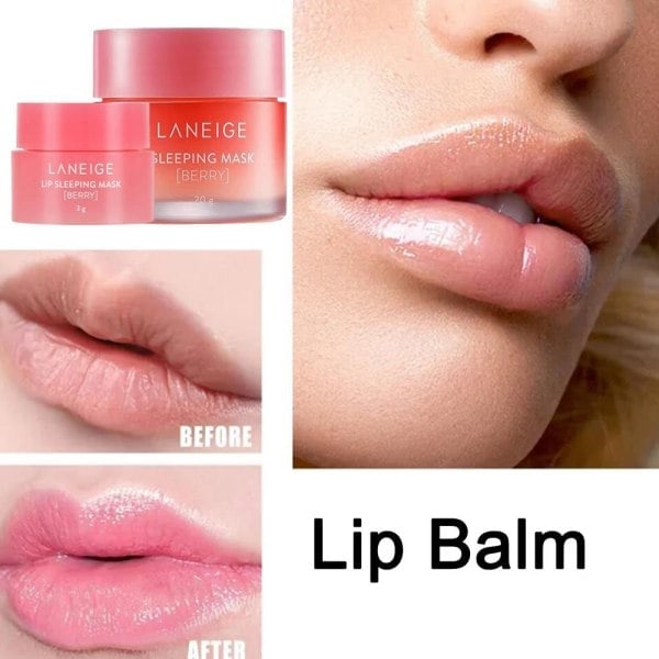 (Specialtilbud) LANEIGE Lip Sleeping Mask EX Berry Læbepleje Fugtgivende rosaB 20g