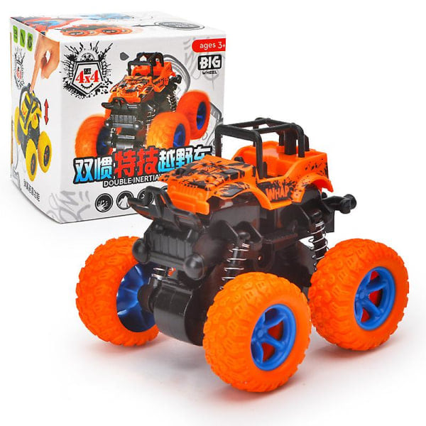 Mini 4wd Lastbil Legetøj 4 Hjul Monster Truck Stuntbil Børnelegetøj Bil