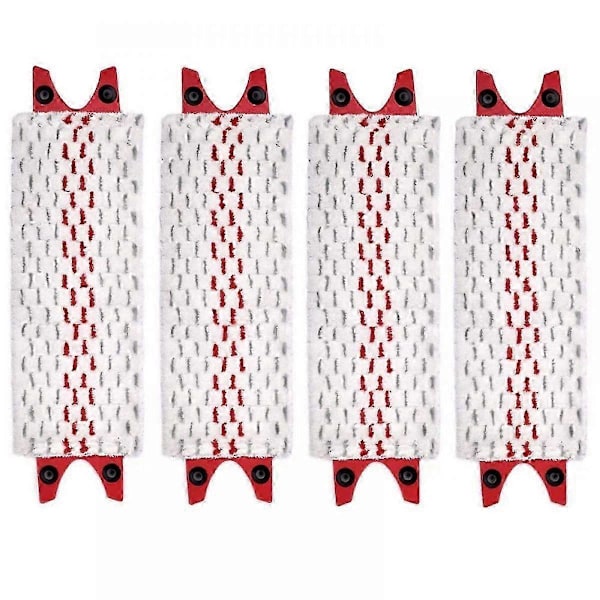Vaskbare mikrofibermoppepuder, kompatible med Vileda UltraMax Spray Mop, dobbeltvirkende flipmoppepuder for effektiv vandabsorption og forskellige gulve