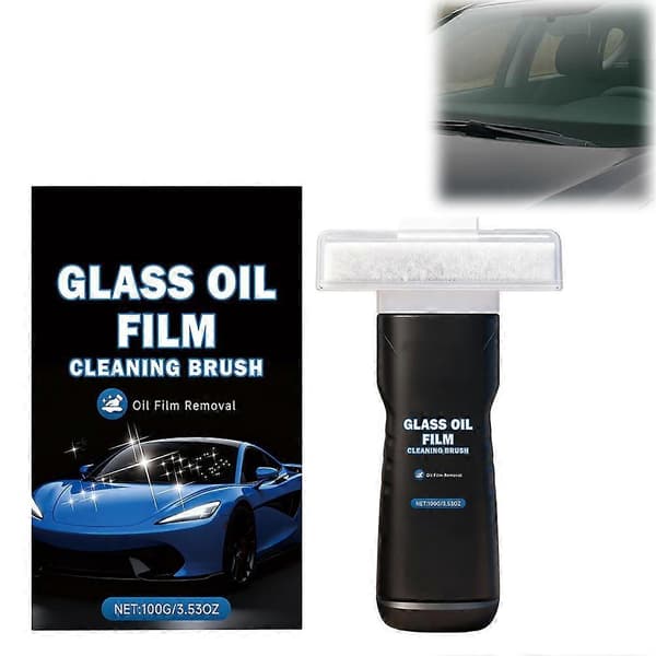 Bilglass Oljefilmbørste Frontrute Glass Oljefilmfjerner Sikt Oljefilmbørste