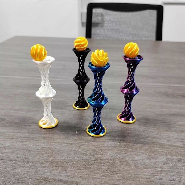 3D Historie Umulig Kegle med Kugle, Spiral Kegle Fidget Legetøj