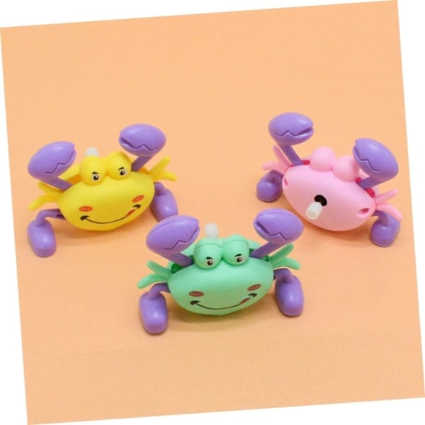 3-pack Uppdragbara Krabba Badleksaker Barn Krypande Babyleksaker Interaktiva Leksaker Djur