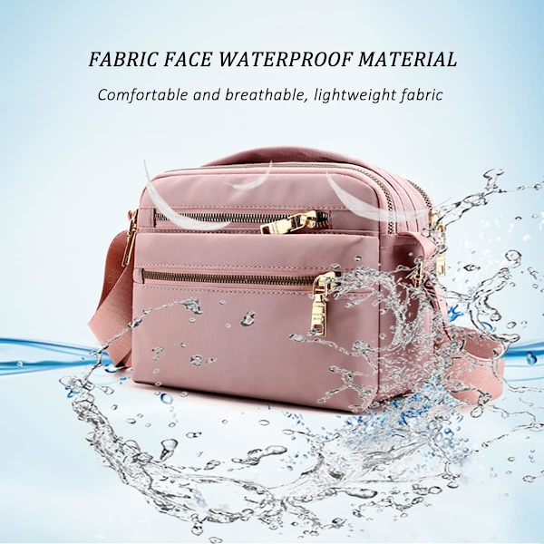 Dame Crossbody Tasker, Multi-lomme Messenger Tasker Skuldertasker Rejsetasker Håndtasker Unisex Egnet til Shopping Rejser Dating Vandring Dagligt