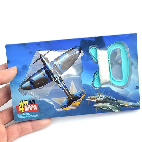 Mini Drakar Flygplan Drakar MicroKite Mini 9 cm H x 10 cm B Plastdrake Blue
