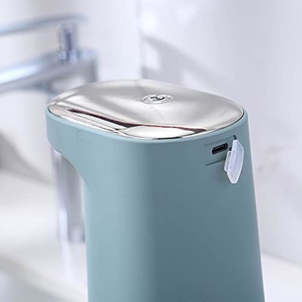 Automatisk sæbedispenser, elektrisk sæbedispenser med sensor, IPX4 vandtæt mørkegrøn