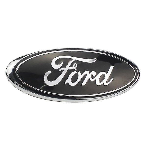 2 stk. bilmærkeemblemer til Ford F150 Ovalt dekalemblem foran