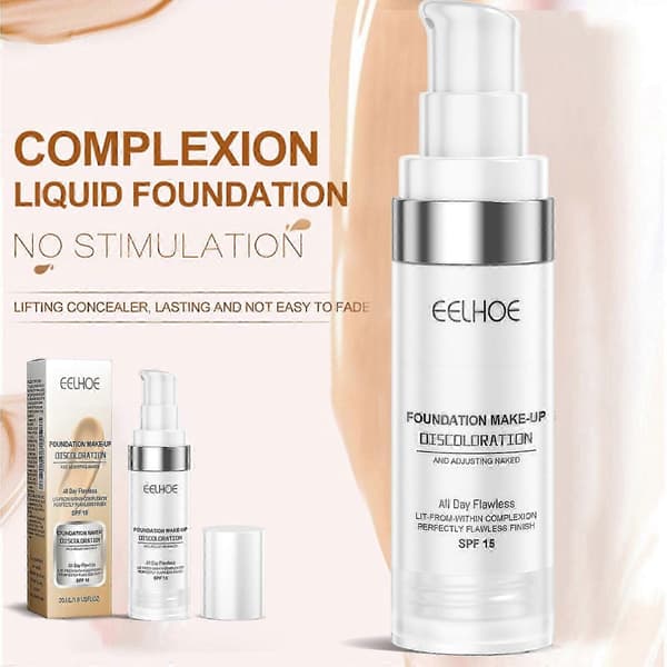1-5 st Auto-Skin Tone Adjusting Foundation Hydrating Makeup Base Cosmetics Tool