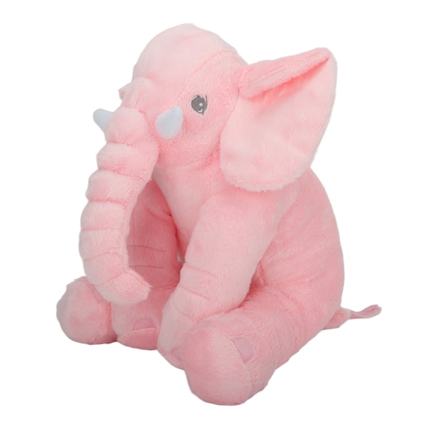 Söpö elefantti-pehmolelu-nukke lapset nukkuvat mukavuusnukke vaaleanpunaisena