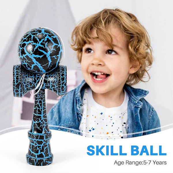 Puinen lelu ulkourheilu Kendama leikkipallo lapsille ja aikuisille ulkopallopelit Crack pyökki puu