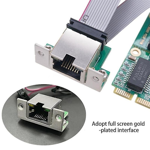 Nytt Mini Pci-e Nätverkskort 1000mbps Gigabit Ethernet Nic Adapter Rtl8111f Pci Express 10/100/1000m