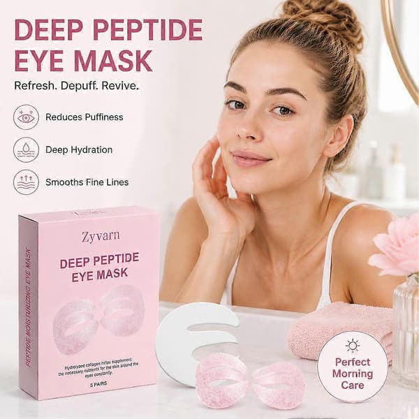 Djupa peptidögonmasker - 5 par/förpackning