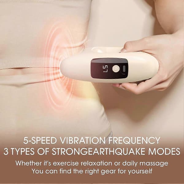 Trådløs Percussion Massager Ring Justerbar Vibrationsmassager