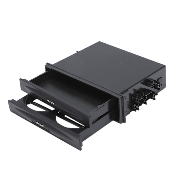 Universal Bil Dash Trim Dobbel Din Radio Lomme Kit Drikke Koppholder Oppbevaringsboks