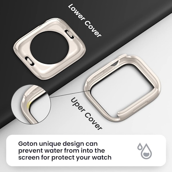 [2 i 1] Vandtæt Apple Watch skærmbeskytter