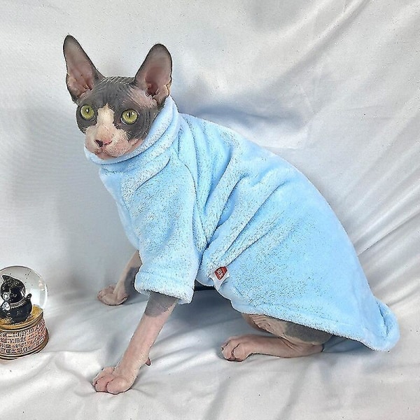 Hund Ull Luvtröjor Katt Tröja Vintermode Förtjockning Varma Sphynx Kläder Hem Bekväma vinter Hundkläder För Små Hundar Rosa XXL