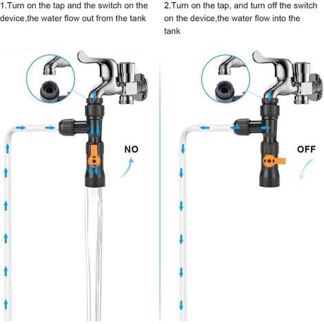 Ersättningskopplingar för akvariumkranar, vattenbyteskopplingar, pumpmunstycken och 60 cm adaptrar