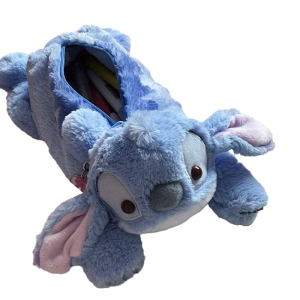 Kawaii Lilo & Stitch Plysch Pennfodral Skrivbordsförvaring