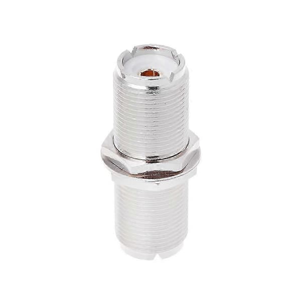 UHF SO239 Hunn Til Hunn Jack Mutter Skott Panelmontering Adapter Kobling Rett