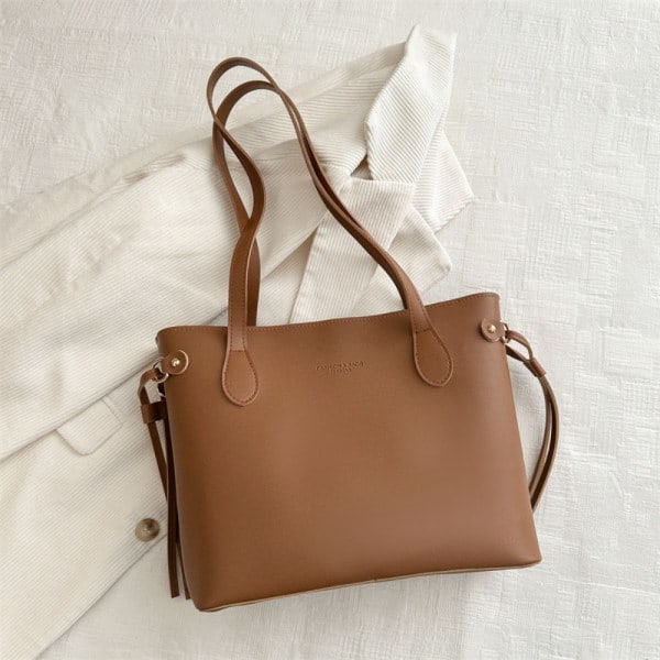 Skuldertaske Underarmstaske LYSEBRUN Light Brown