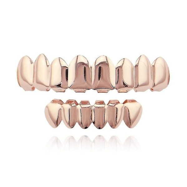 Övre/nedre eller set Nya Hip Hop Tand Grillz Set Tandgrillar Smycken 1st lower teeth