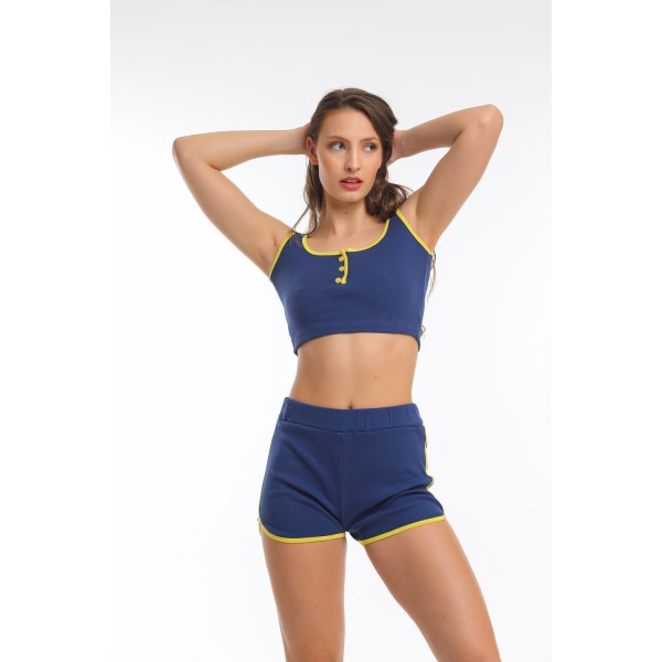 Crop top ja set- Högstaberg MultiColor l