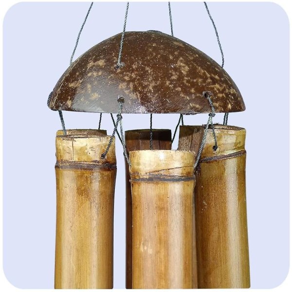 Wind Chimes Bambu, dekorativa för trädgården och balkongen