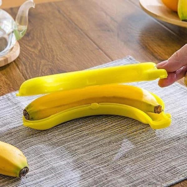 Bananfodral, 3-pack återanvändbara bananskyddsfodral