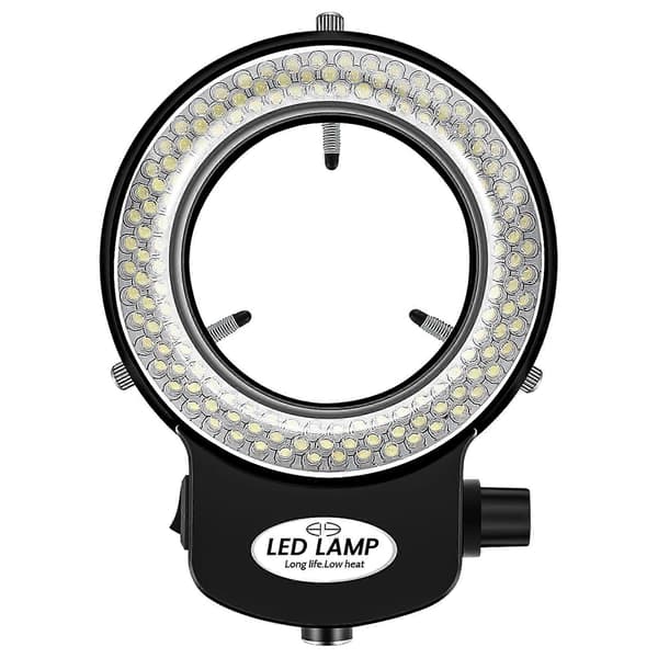 144 LED miniscope ringlys ringlys 0 - 100% justerbar lampe til miniscope ringlys
