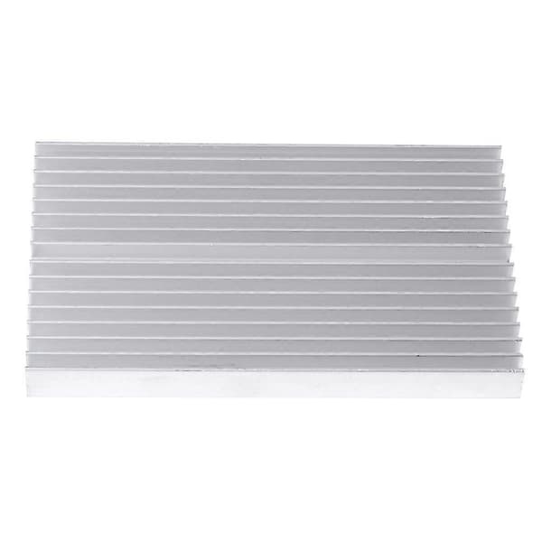 Aluminium Grid Form Kylfläns Chip för LED Effekt Transistor IC 100 x 60 x 10mm