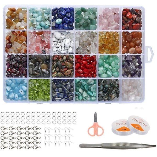 Gemstone Beads Crushed Irregular SetCrystalLoose Diy Beads