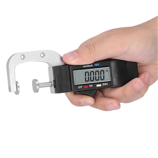 0-25 mm/0-1 tomme Digital Mikrometer Elektronisk Tykkelsesmåler Udvendig Måler Lineal Industriel Kvalitet 0,01 mm Måleværktøj