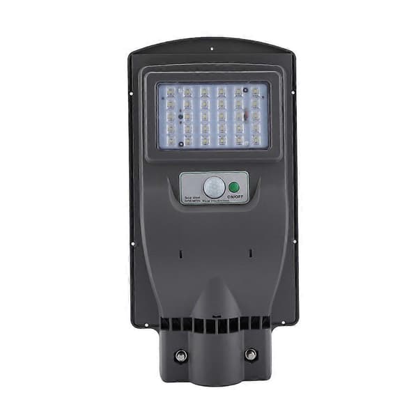 20W 30LED Solcellegatelys Hage Terrasse Kroppssensorlampe Vanntett