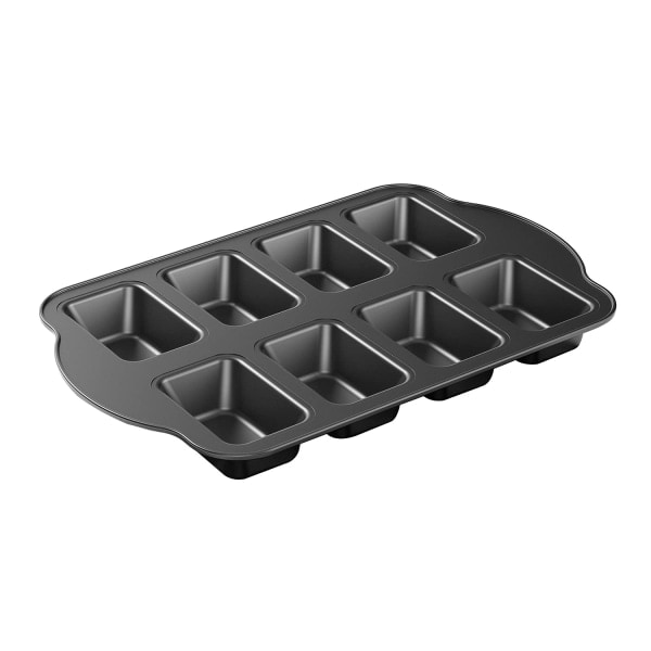 TG 1-delt non-stick mini brødform, karbonstål bakeform, 8
