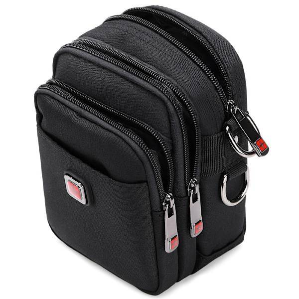 Oxford Canvas axelväska herr Casual axelväska för män (S)