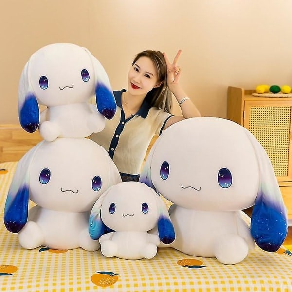 Sanrio Cinnamoroll Gradient Stjärniga Öron Plyschleksak Mjuk Docka Kudde Figurer Leksaker 30cm