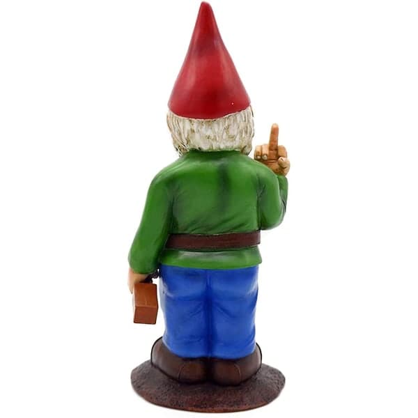 Havetomte, 3D dværge, polyresin Udendørs Langfinger Gnome Statue