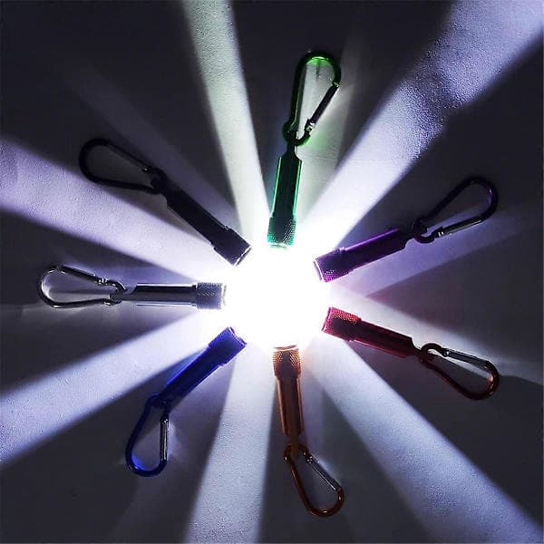 14 kpl Mini Taskulamppu Avaimenperä LED Avaimenperä Taskulamppu Pieni Kädessä Pidettävä Valo
