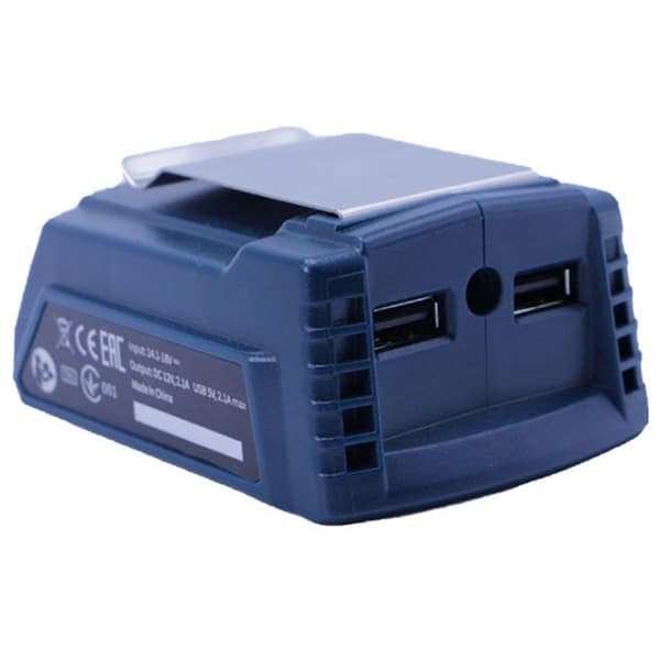 För Bosch 14.4-18v USB-gränssnittsadapter med indikatorlampa