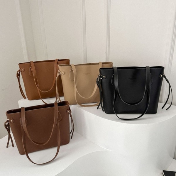 Skuldertaske Underarmstaske LYSEBRUN Light Brown