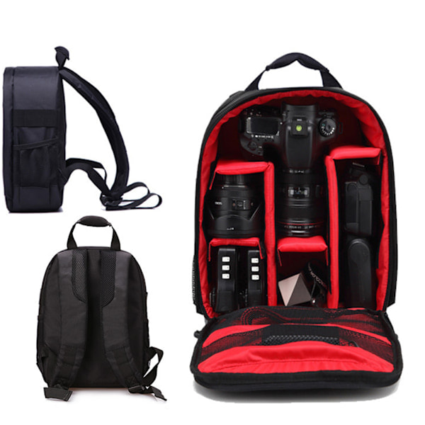 Vanntett DSLR SLR Kameraveske Ryggsekk