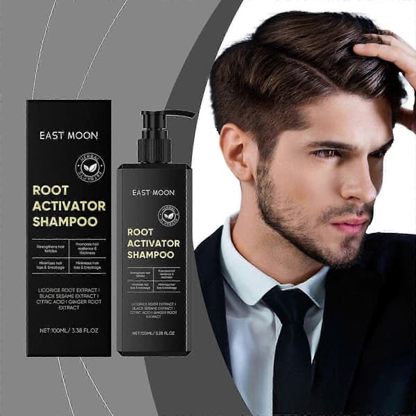 Herre nærende hovedbundsshampoo til hårvækst og dybderens - 100ml