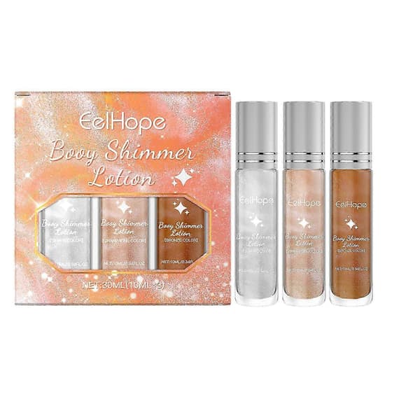 Flytande Fluorescerande Ansikts-Highlight Oljestick Set - Glow Makeup för Fester & Evenemang