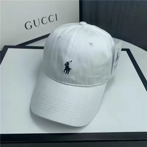 Paul hat sommer, afslappet vild student baseball kasket polo herre voksen solbeskyttelse kasket, khaki White