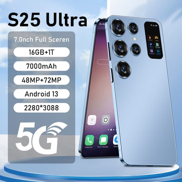 S25 Ultra 6,8-tommer 1+16 alt-i-én smartphone white